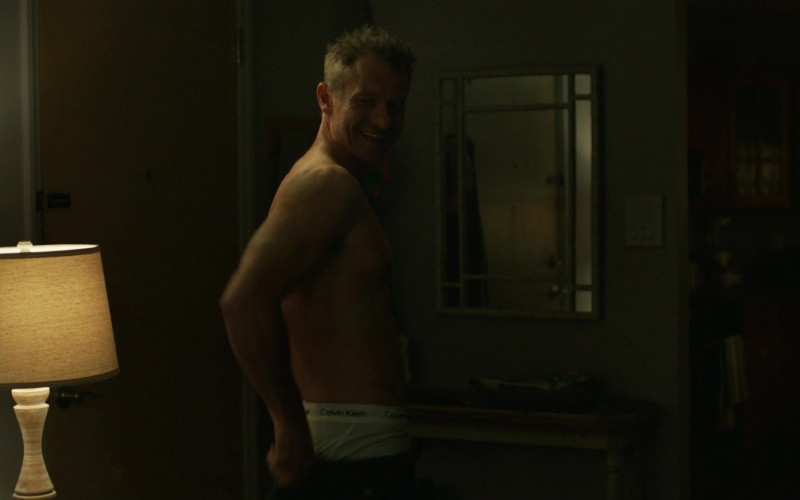 James Badge Dale as Det. Ray Abruzzo Wears Calvin Klein White Underwear in Hightown S01E04 TV Show