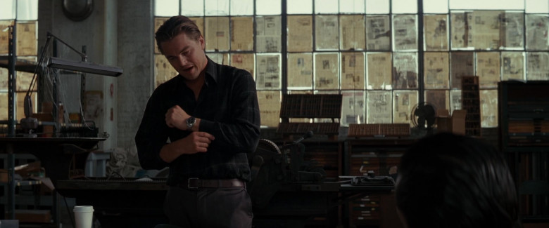 Leonardo DiCaprio as Cobb Wears TAG Heuer Carrera Automatic Men's Wrist Watch in Inception Movie (5)