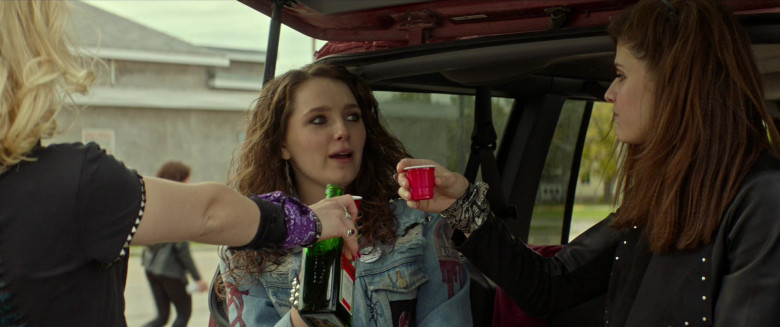 Maddie Hasson Enjoying Jägermeister Liquor in We Summon the Darkness Movie (2)