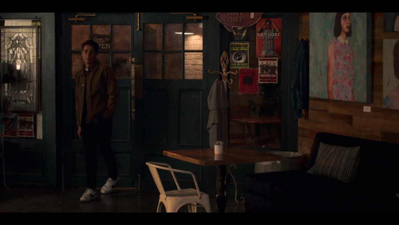 Michael Cimino as Victor Salazar Wears Nike Cortez Shoes in Love, Victor S01E06 TV Show