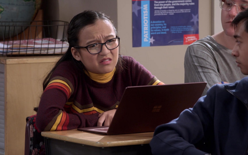 Microsoft Surface Laptop in Mr. Iglesias S02E05 Food for Thought (2020)