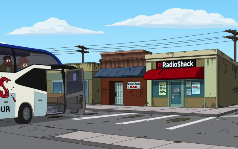 RadioShack Store in American Dad! S17E09 Animated TV Series (1)