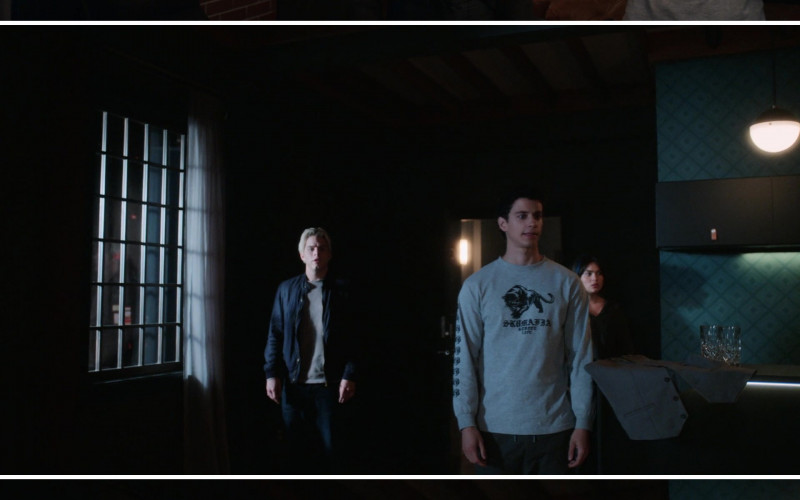 SK8MAFIA Sweatshirt Worn by Adam DiMarco as Randall Carpio in The Order S02E03 "Fear Itself, Part 1" (2020)