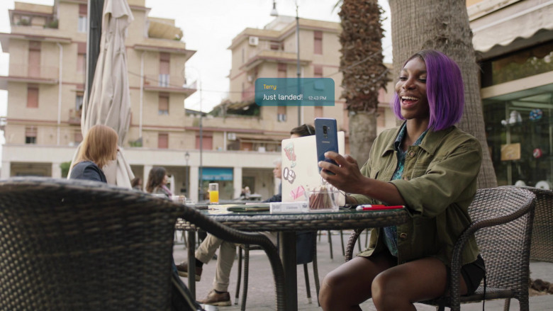 Samsung Galaxy Smartphone Used by Michaela Coel as Arabella in I May Destroy You S01E03
