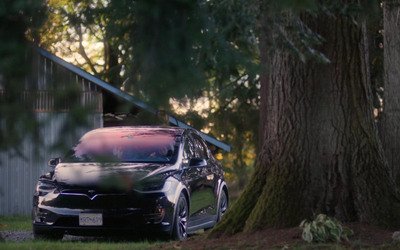 Tesla Model X Black Car in The Order S02E06 "The Commons, Part 2" (2020)