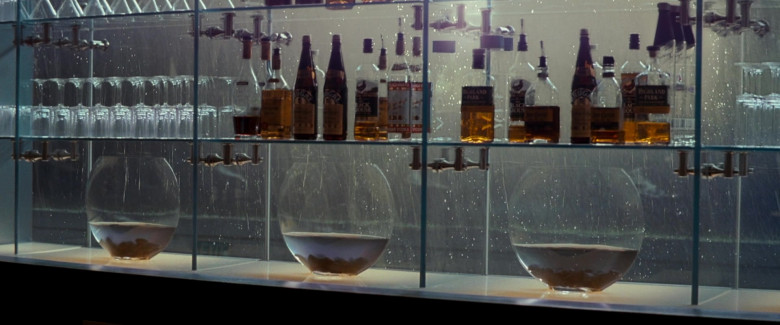 The Black Grouse Whisky, Stolichnaya Vodka, Highland Park Whisky Bottles in Inception Movie (2)