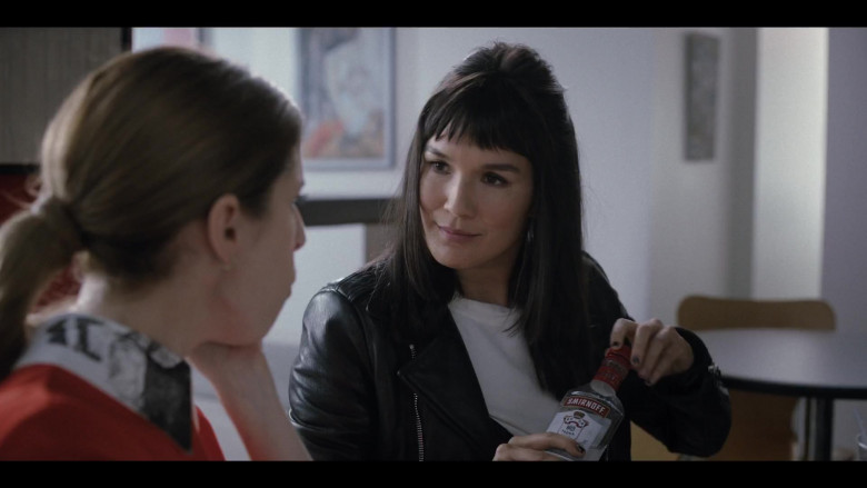 Zoë Chao as Sara Harris Drinking Smirnoff Vodka in Love Life S01E06 TV Show