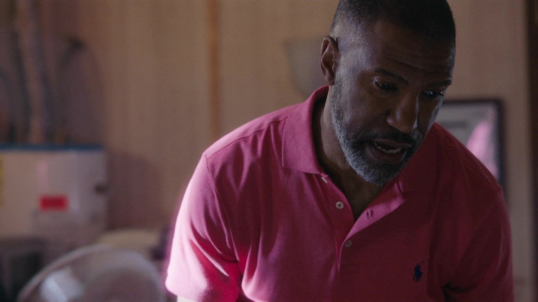 Actors Wearing Ralph Lauren Men’s Pink Polo Shirts in P-Valley S01E02 (1)