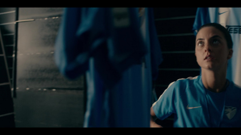 Actress Wears Nike Blue Jersey Outfit in Warrior Nun S01E0 TV Show (1)
