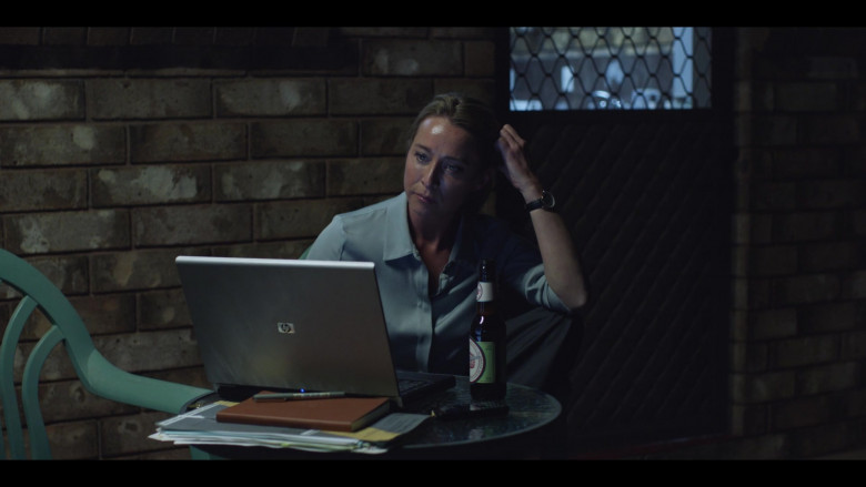Asher Keddie using Hewlett-Packard (HP) Notebook in Stateless Season 1 TV Show