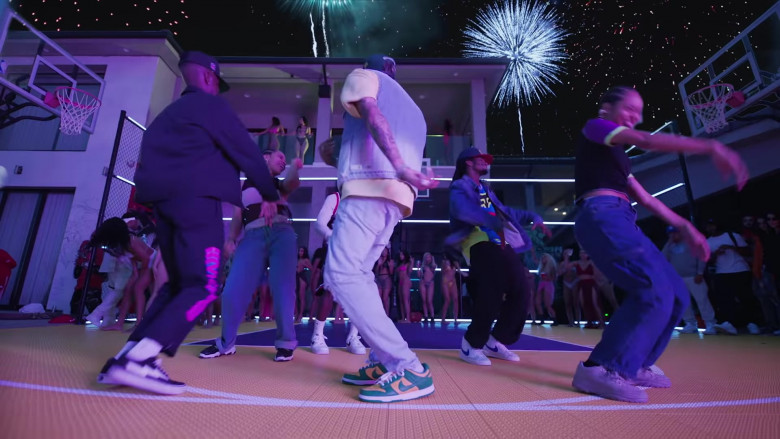 Chris Brown Wears Nike Sneakers Outfit in ‘Go Crazy’ 2020 Music Video (4)
