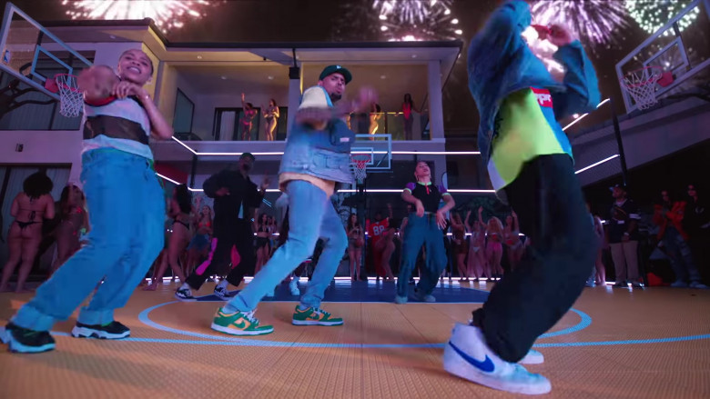Chris Brown Wears Nike Sneakers Outfit in ‘Go Crazy’ 2020 Music Video (5)