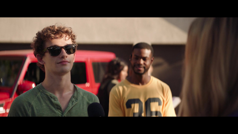 Eli Brown Wears Ray-Ban Wayfarer Men's Classic Sunglasses in The Fk-It List 2020 Movie (1)