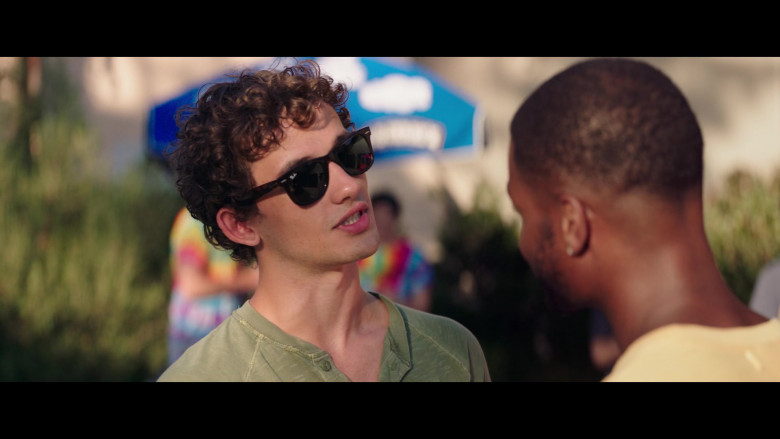 Eli Brown Wears Ray-Ban Wayfarer Men's Classic Sunglasses in The Fk-It List 2020 Movie (3)