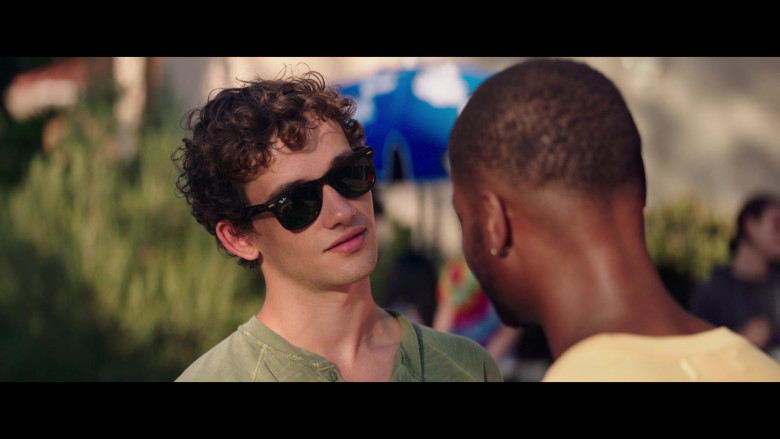 Eli Brown Wears Ray-Ban Wayfarer Men's Classic Sunglasses in The Fk-It List 2020 Movie (4)