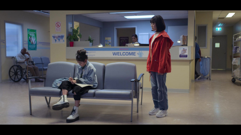 Fila Platform Sneakers Worn by Aya Furukawa as Janine Kishi in The Baby-Sitters Club S01E06