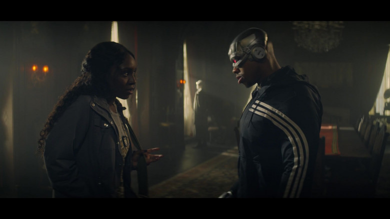 Joivan Wade as Cyborg Wears Adidas Jacket Outfit in Doom Patrol Season 2 TV Show (1)
