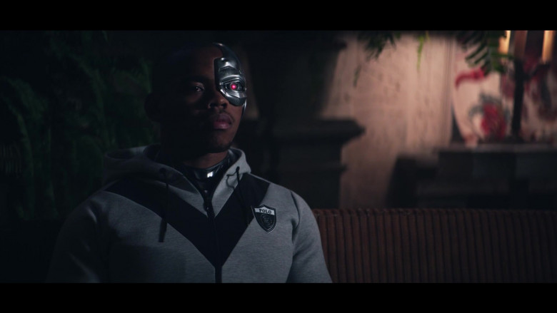 Joivan Wade as Victor ‘Vic' Stone – Cyborg Wears Polo Ralph Lauren Shield Logo Full-Zip Hoodie (3)