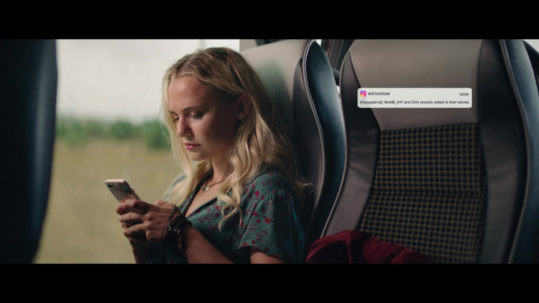 Madison Iseman Using Instagram WEB App in The Fk-It List (2020) Film