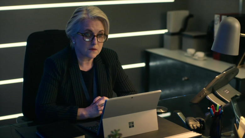 Microsoft Surface Tablet Used by Sylvestra Le Touzel in Intelligence S01E03