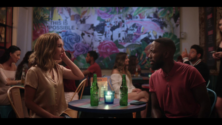Nasim Pedrad Drinks Heineken Beer in Desperados 2020 Movie