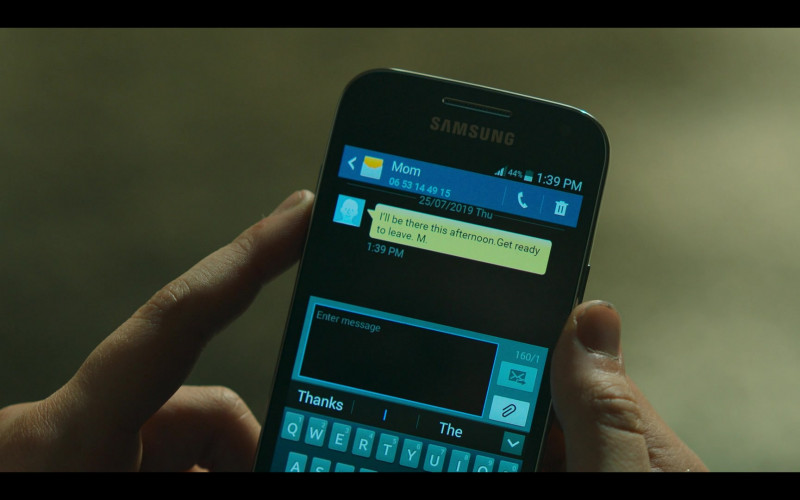Samsung Galaxy Smartphone Used by Esme Creed-Miles in Hanna TV Show by Amazon