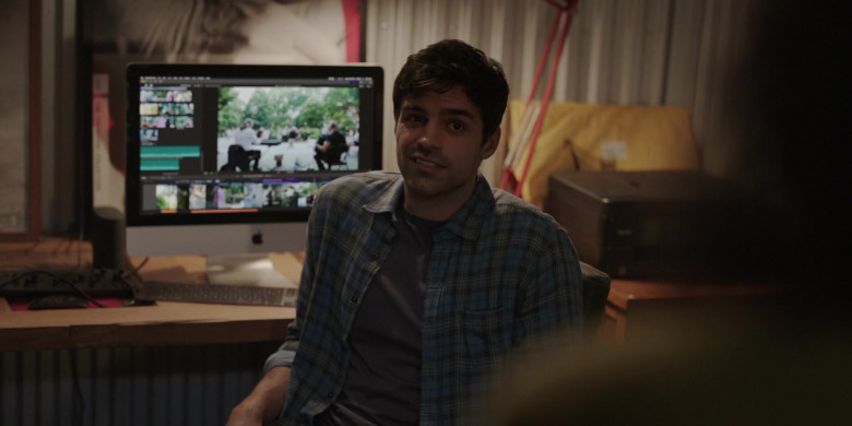 Sean Teale and Apple iMac Computer