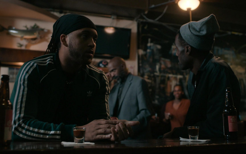 Adidas Men's Green Jacket in The Chi S03E07 (1)