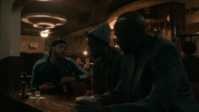 Adidas Men’s Green Jacket in The Chi S03E07 (2)