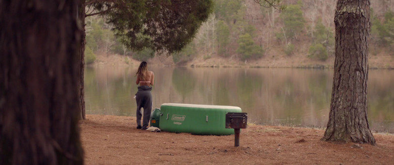 Aleksei Archer as Miranda Using Coleman SaluSpa Inflatable Hot Tub Spa in Hour of Lead Film (3)