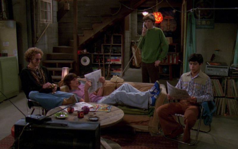 PRO-Keds Blue Sneakers Worn by Ashton Kutcher as Michael Kelso in That '70s Show S01E08 "Drive-In" (1998)