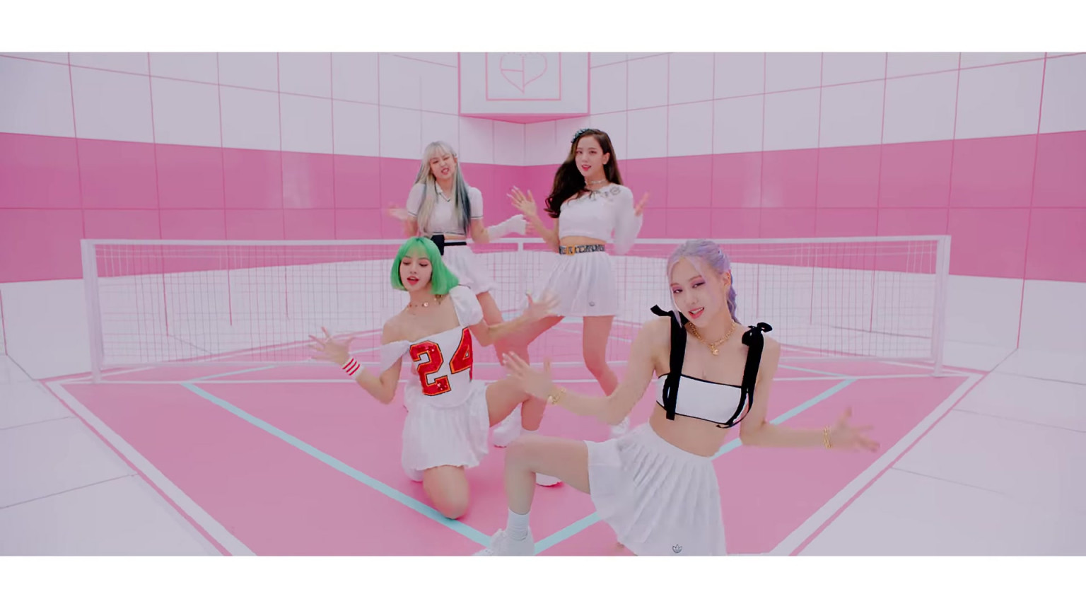 Adidas Tennis Skirt In "Ice Cream" By Blackpink Ft. Selena Gomez (2020)