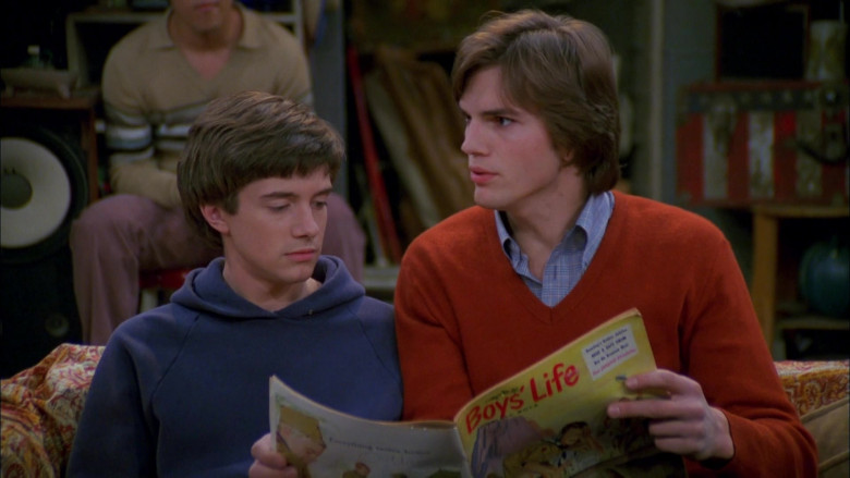 Boys' Life Magazine Held by Ashton Kutcher as Michael Kelso in That '70s Show (1)