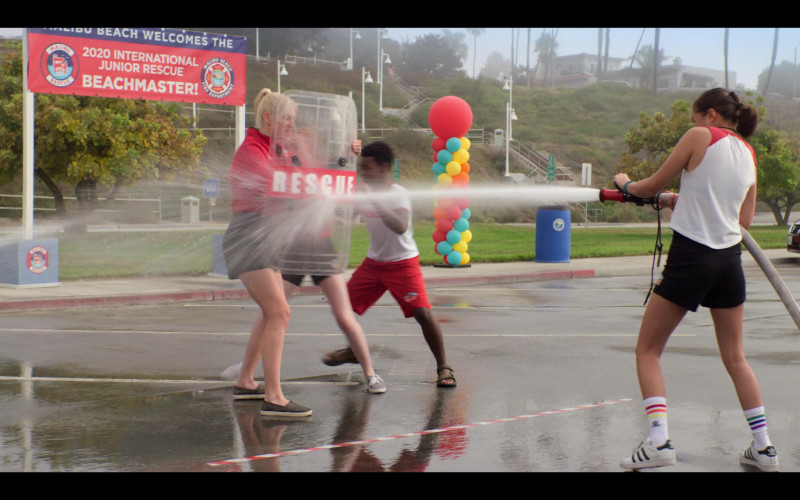 Breanna Yde as Gina Wears Adidas Sneakers and Socks Outfit (2)
