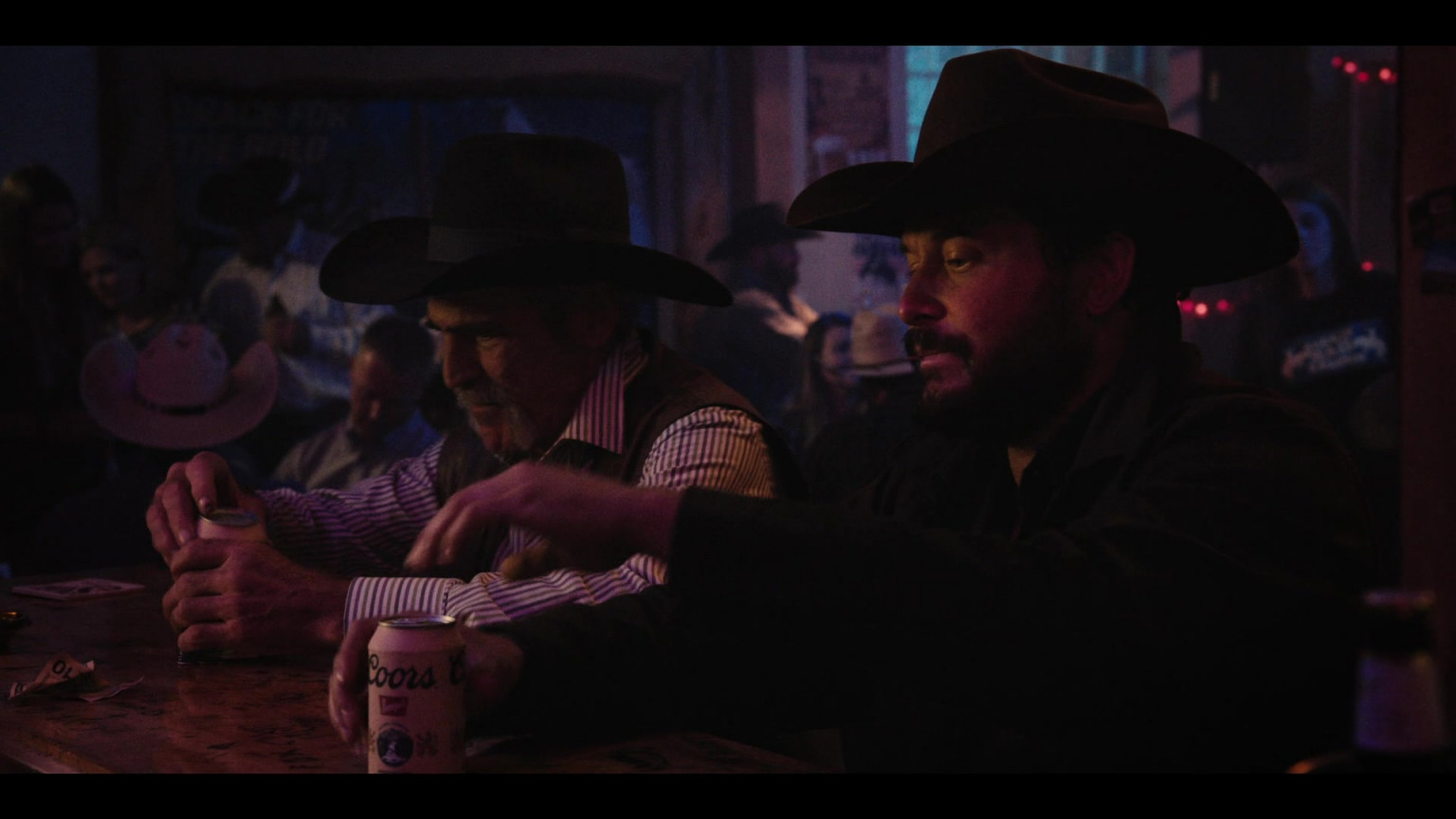 Coors Banquet Beer Cans In Yellowstone S03E08 "I Killed A Man Today" (2020)