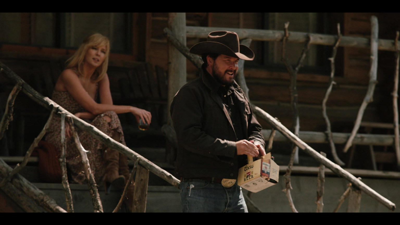 Coors Banquet Beer Pack In Yellowstone S03E07 &quot;The Beating