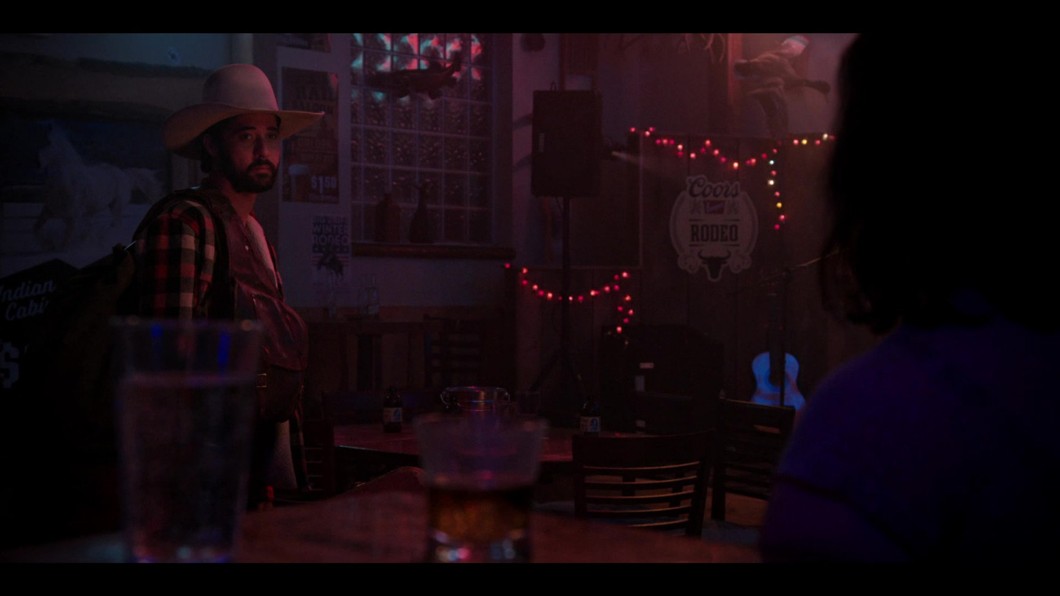 Coors Banquet Rodeo Signs In Yellowstone S03E09 "Meaner Than Evil" (2020)