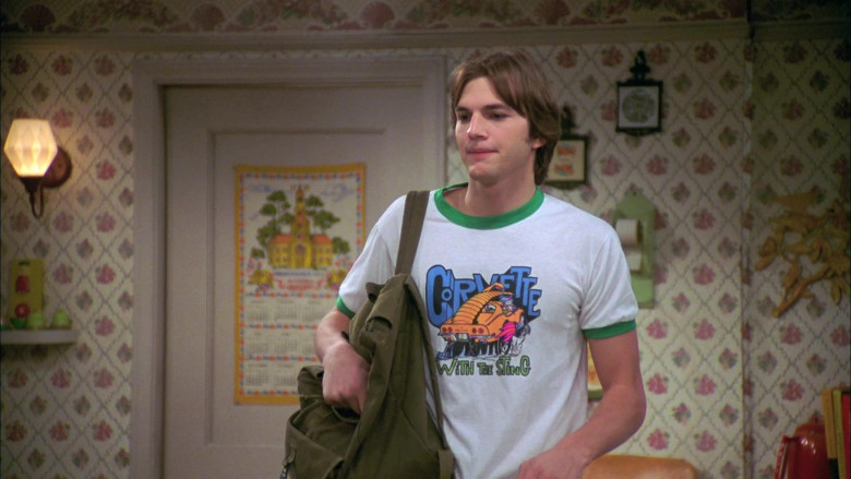 Corvette With The Sting T-Shirt Worn by Ashton Kutcher as Michael in That '70s Show