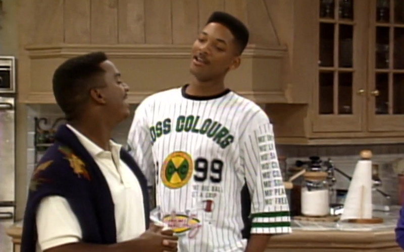 Cross Colours T-Shirt Worn by Will Smith in The Fresh Prince of Bel-Air S02E05 (1)