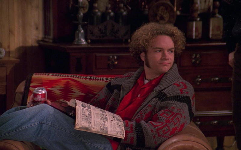Danny Masterson as Steven Hyde Enjoying Old Milwaukee Beer in That ’70s Show S01E13 (2)