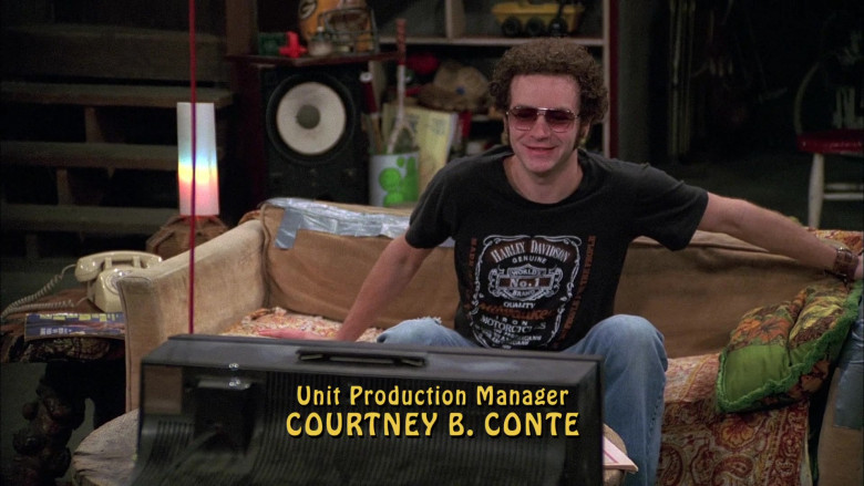 Harley-Davidson Men's T-Shirt Worn by Danny Masterson as Steven in That '70s Show