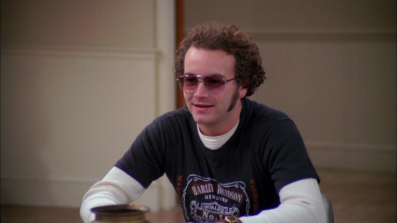 Harley-Davidson T-Shirt Outfit of Danny Masterson as Steven in That '70s Show Season 4 Episode 12