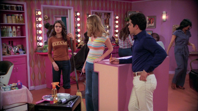 Harper's Bazaar Brown Top Outfit Worn by Mila Kunis as Jackie in That '70s Show (1)