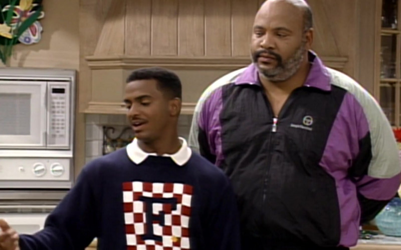 James Avery as Philip Banks Wears Sergio Tacchini Track Jacket Outfit (1)