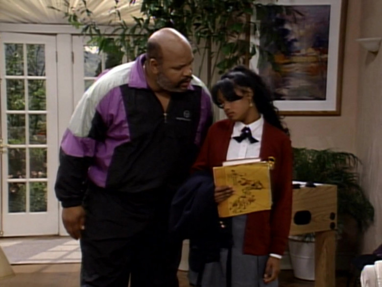James Avery as Philip Banks Wears Sergio Tacchini Track Jacket Outfit (2)
