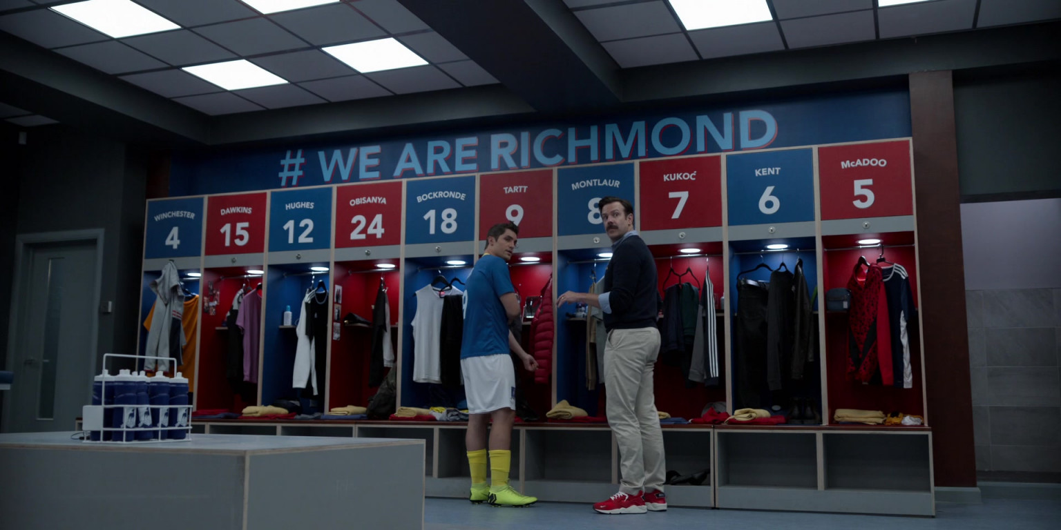 Nike Air Huarache Run Premium Red Sneakers Of Jason Sudeikis In Ted