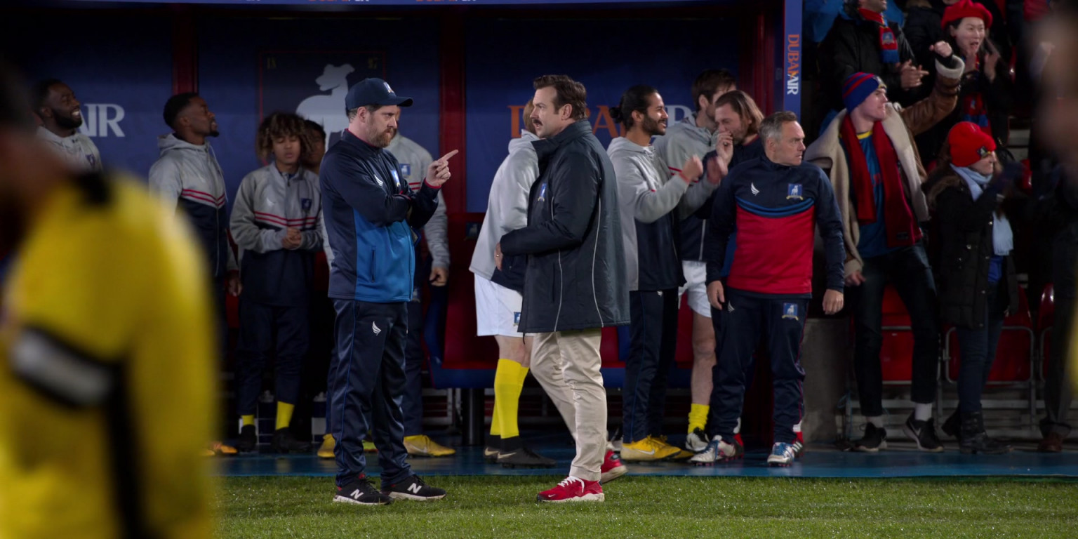 ted lasso red nike shoes