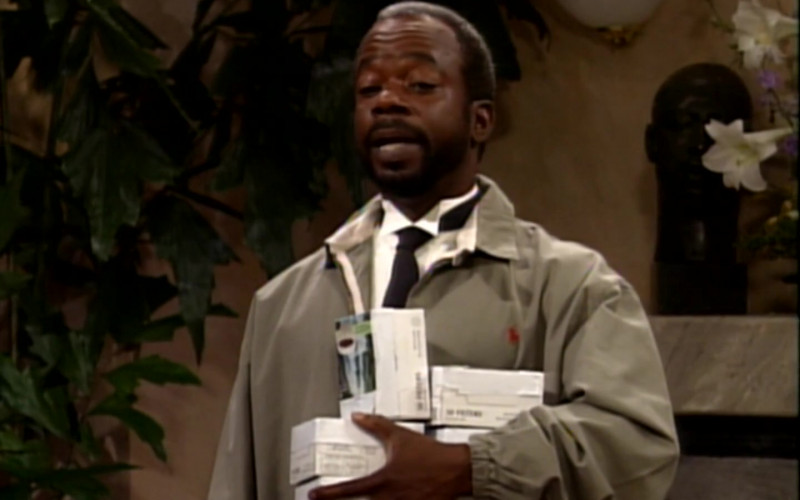 Joseph Marcell as Geoffrey Butler Wears Ralph Lauren Jacket in The Fresh Prince of Bel-Air S02E01 (1)