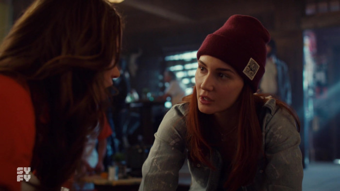 Camp Brand Goods Beanie Worn By Katherine Barrell As Nicole Haught In Wynonna Earp S04e03 Look