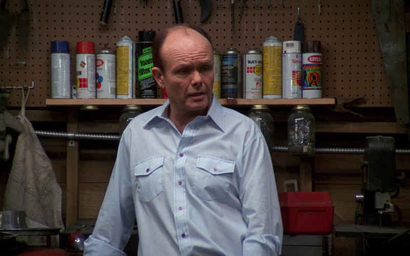 Krylon Spray Paint of Kurtwood Smith as Red Forman in That '70s Show S02E25